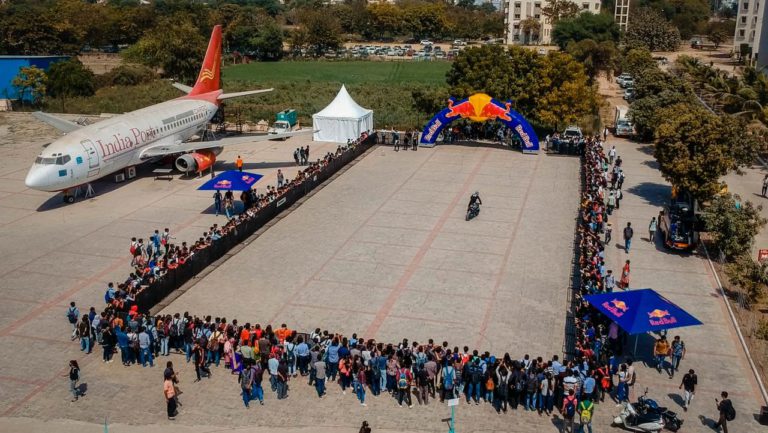 Glimpses of Bike Stunt Show at Indus University on 18022020 (6)