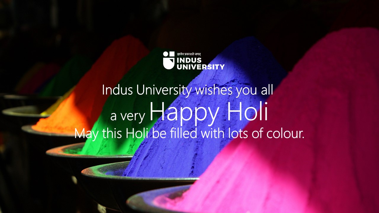 Happy Holi 2020 - Indus University