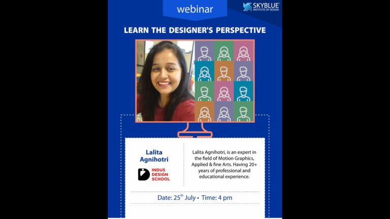 Learn the designer perspective - 25 July 2020