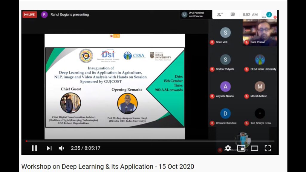 Workshop on Deep Learning 15-16 Oct 2020 (6)