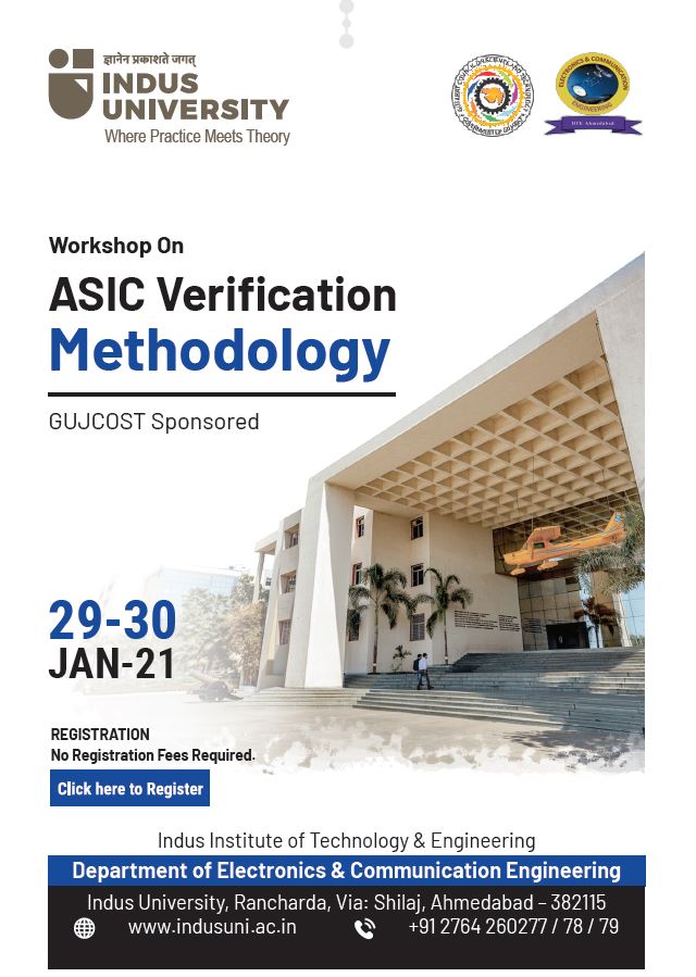 WORKSHOP (Online Mode) ON ASIC Verification Methodology