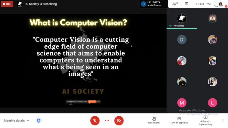 Expert Talk on “Computer Vision” IICT MArch 2021 (3)