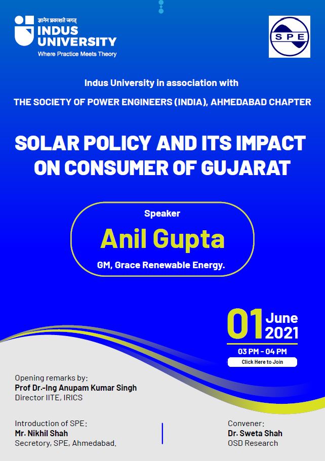 webinar on Solar Policy 1 June 2021