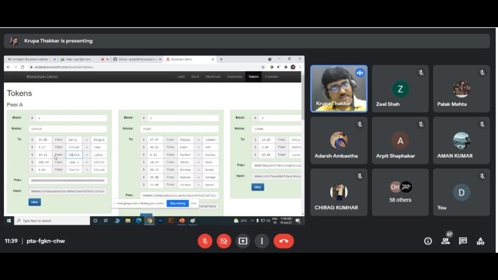 webinar on Blockchain technology (3)