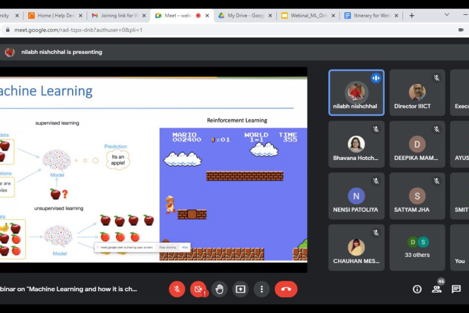 Webinar on Machine Learning and how it is changing the world (7)