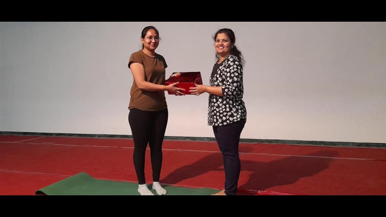 Yoga Session by Ms Kinjal Shah – To strengthen physical and mental health