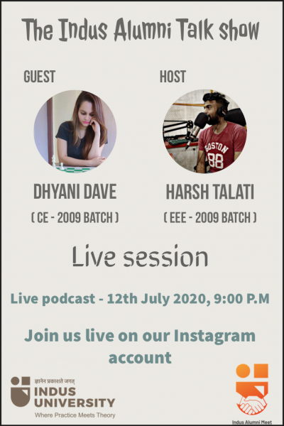 Dhyani Dave - Alumni Talk Show 12 July 2020 (1)