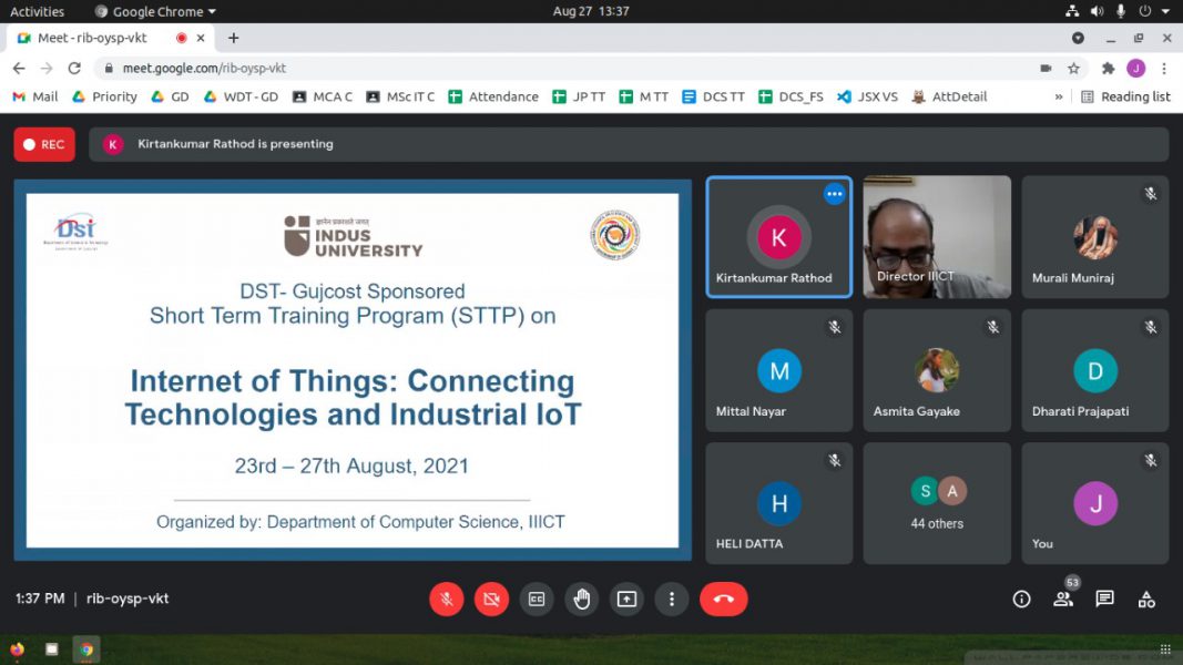STTP on Internet of Things Connecting Technologies and Industrial IoT (1)