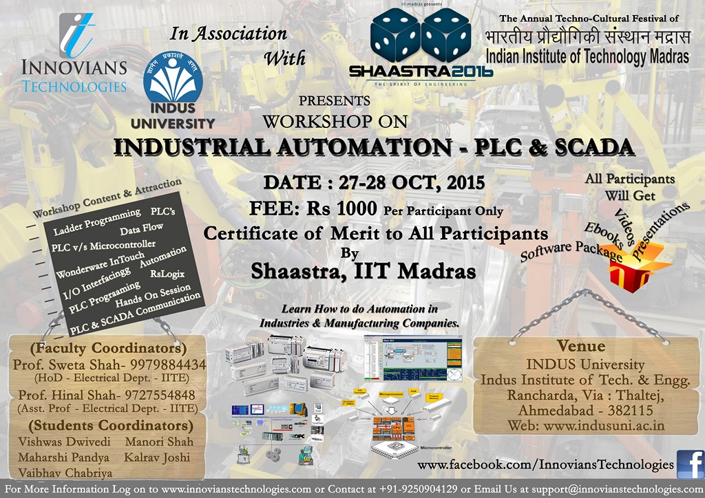 Industrial Automation PLC & SCADA Indus University
