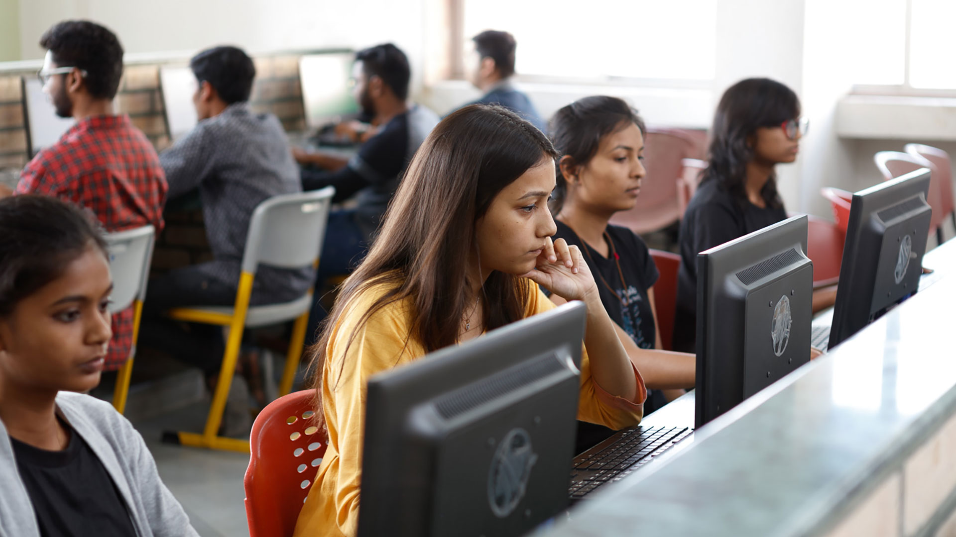 college computer classroom