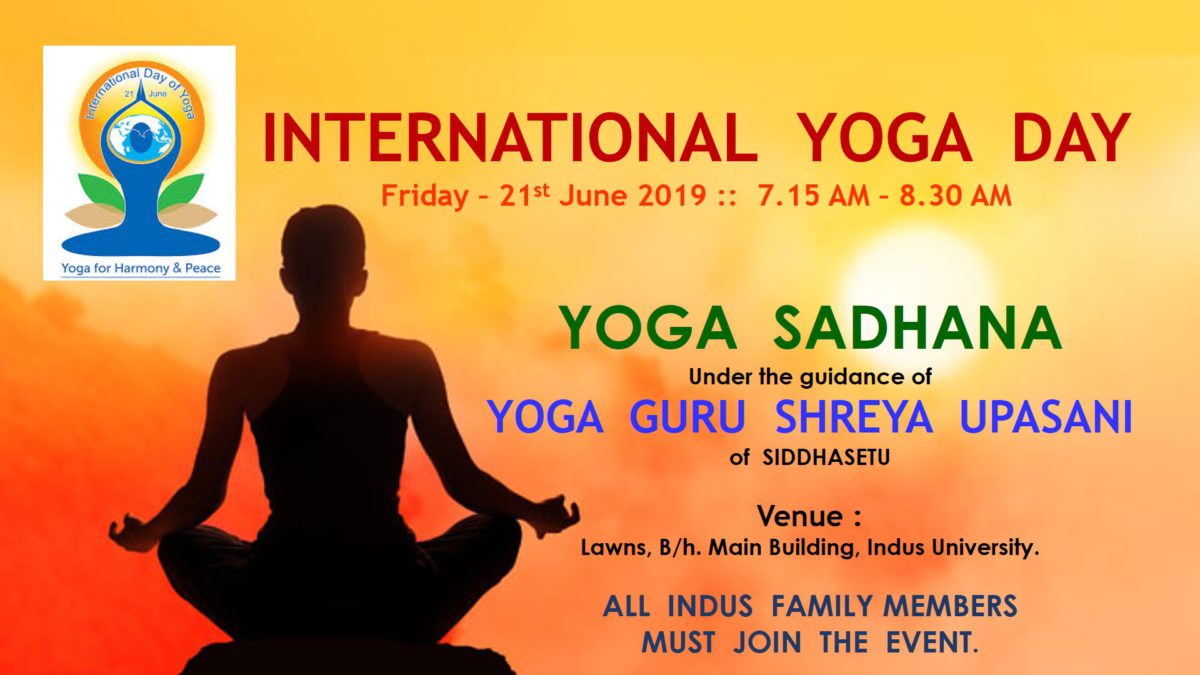 International Yoga Day 2019 - Indus University