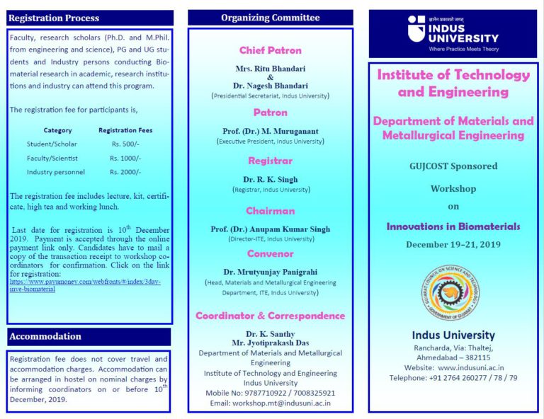 Workshop on Innovations in Biomaterials 001